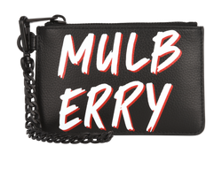 Mulberry Coin Zipped Wallet, Leather, Black, YMH4, 3*